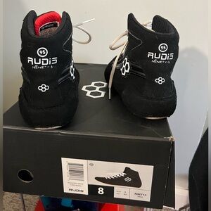 size 8 RUDIS ninety-5 95 Wrestling Shoe Bland White